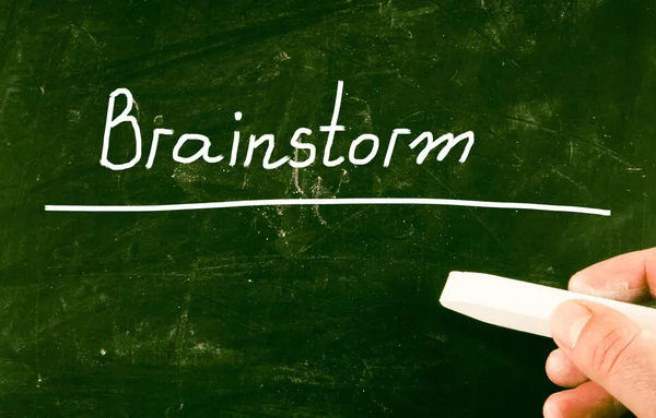 Brainstorm koncept — Stockfoto