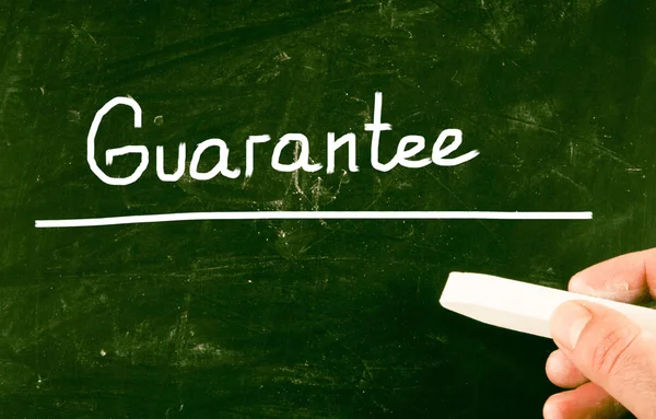 Guarantee concept — Stock Photo, Image