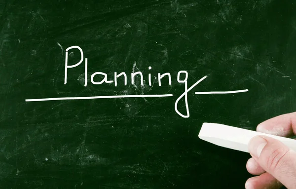 Planning concept — Stockfoto
