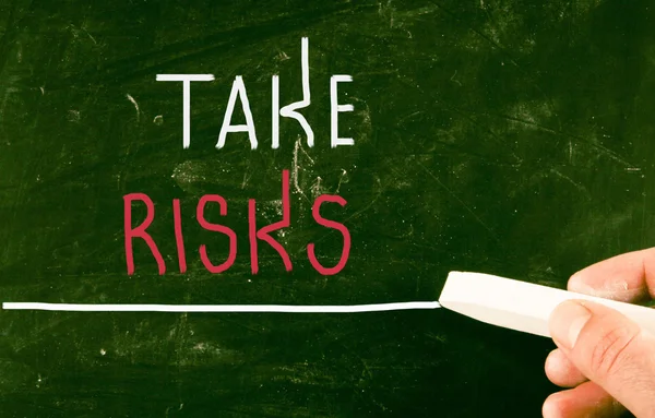 Tomar el concepto de riesgos —  Fotos de Stock