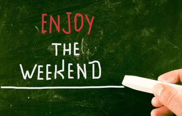 Hafta sonu keyfini çıkarın