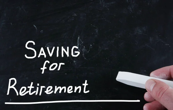 Saving for retirement — Stock Photo, Image