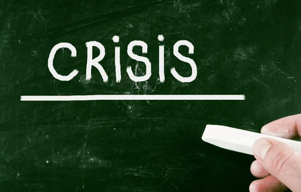 Crisis concept — Stockfoto