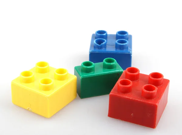 Kleurrijke Lego bouwstenen — Stockfoto