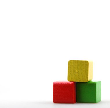 Ahşap yapı taşları.