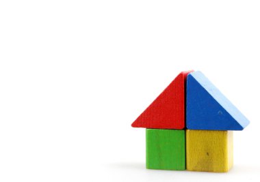 Ahşap yapı taşları.