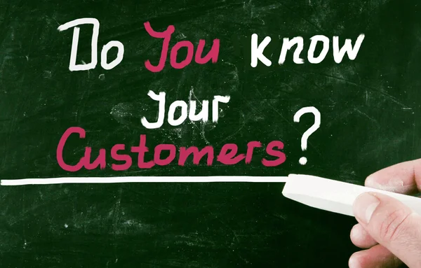 ¿Conoces a tus clientes?? — Foto de Stock