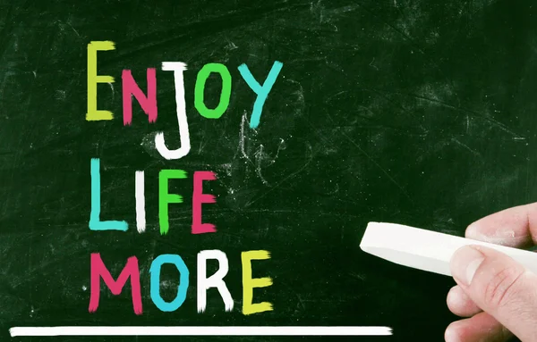 Enjoy life more — Stock Photo, Image