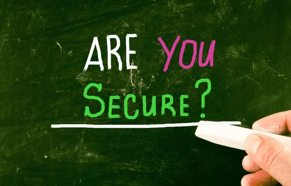 Are you secure? — Stock Photo, Image