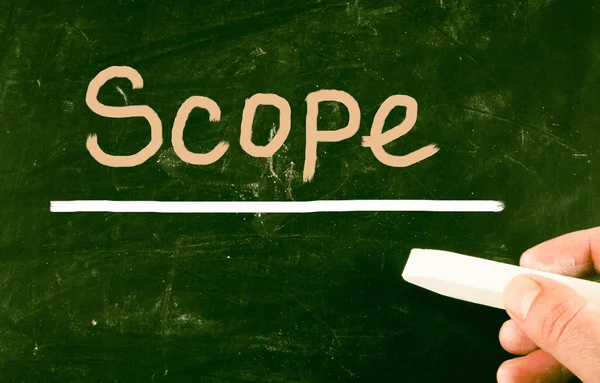 Scope concept — Stock Photo, Image