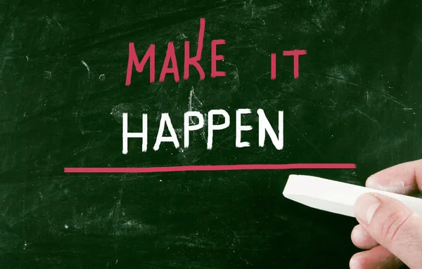 Make it happen concept — Stock Photo, Image