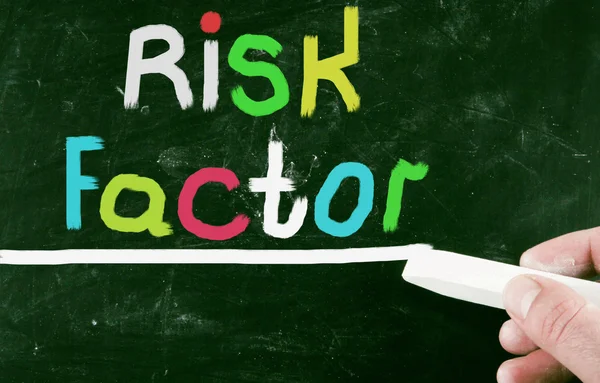 Risk factor concept — Stock Photo, Image