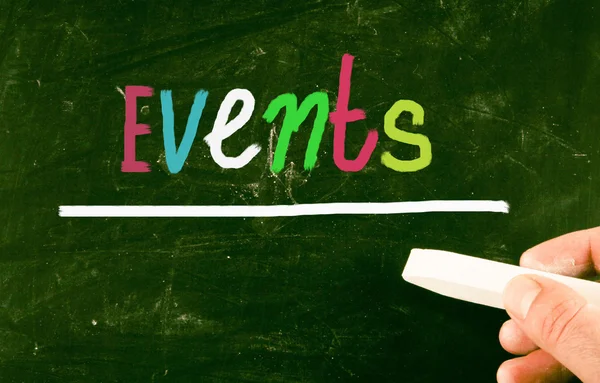 Events concept — Stock Photo, Image