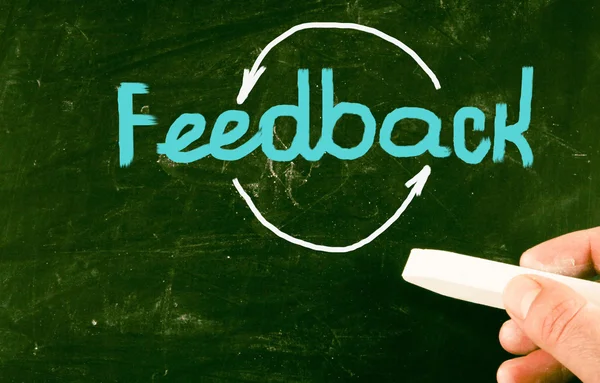 Concetto di feedback — Foto Stock