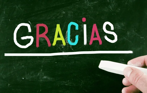 Conceito de gracias — Fotografia de Stock