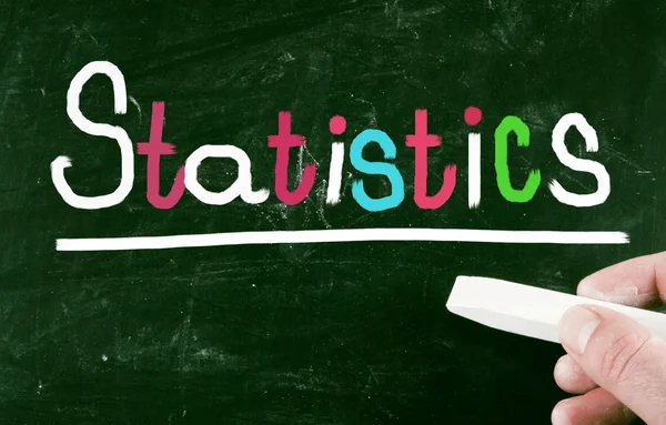 Concetto di statistica — Foto Stock