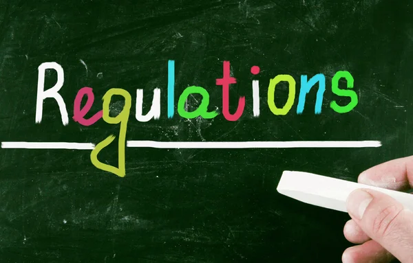 Regulations concept — Stock Photo, Image