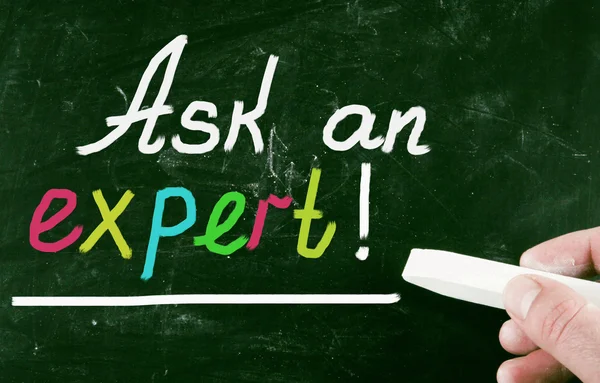 Ask an expert — Stock Photo, Image