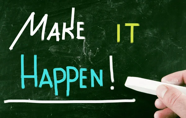 Make it happen! — Stock Photo, Image