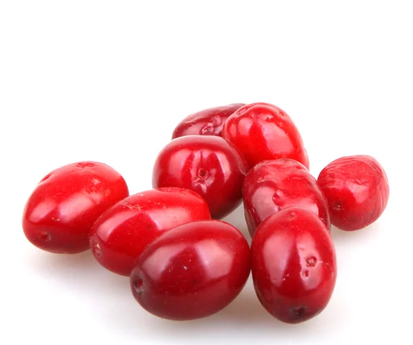 Fresh cornel berries — Stock Photo, Image