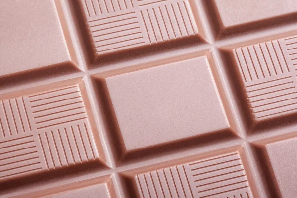 Closeup of milk chocolate bar — Stok Foto