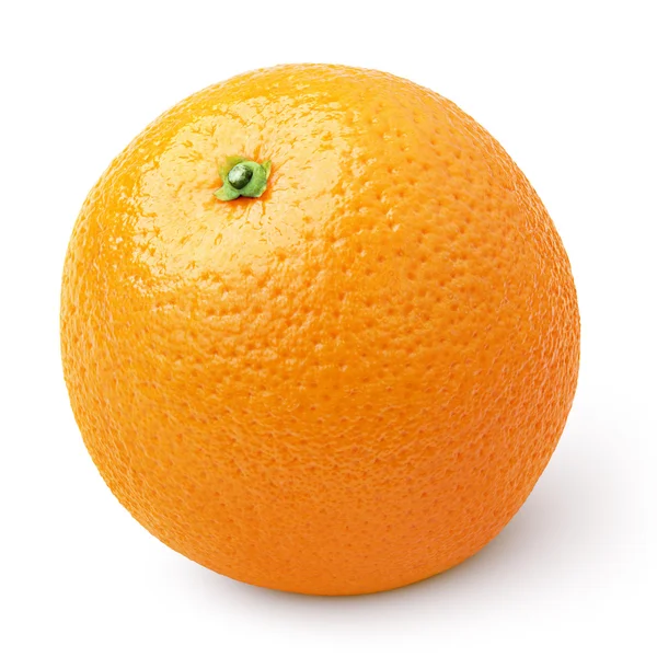 Mogen orange citrusfrukt isolerad på vit — Stockfoto