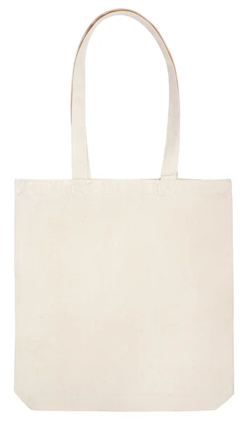 Fabric eco bag on white — Stock Photo, Image