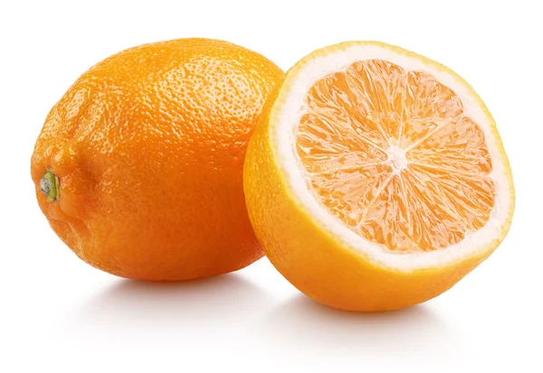 Rangpur (lemandarin) - citrus fruit, hybrid mandarin orange and lemon — Stock Photo, Image