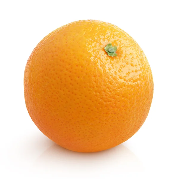 孤立的白色衬底上的成熟橙色柑橘类水果 — 图库照片