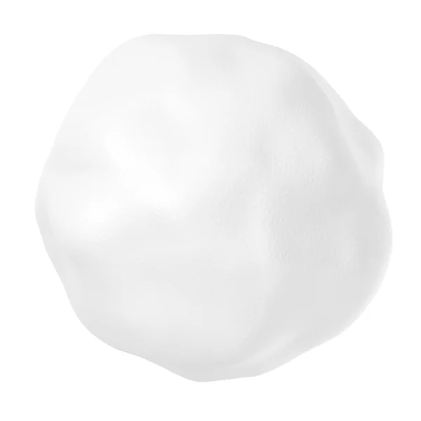 Snowball with isolated on white — Stock Photo, Image