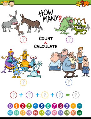 çocuklar için matematik eğitim etkinliği