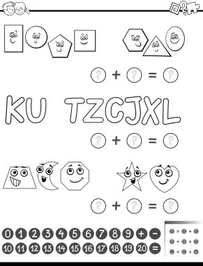 Matematik etkinlik boyama