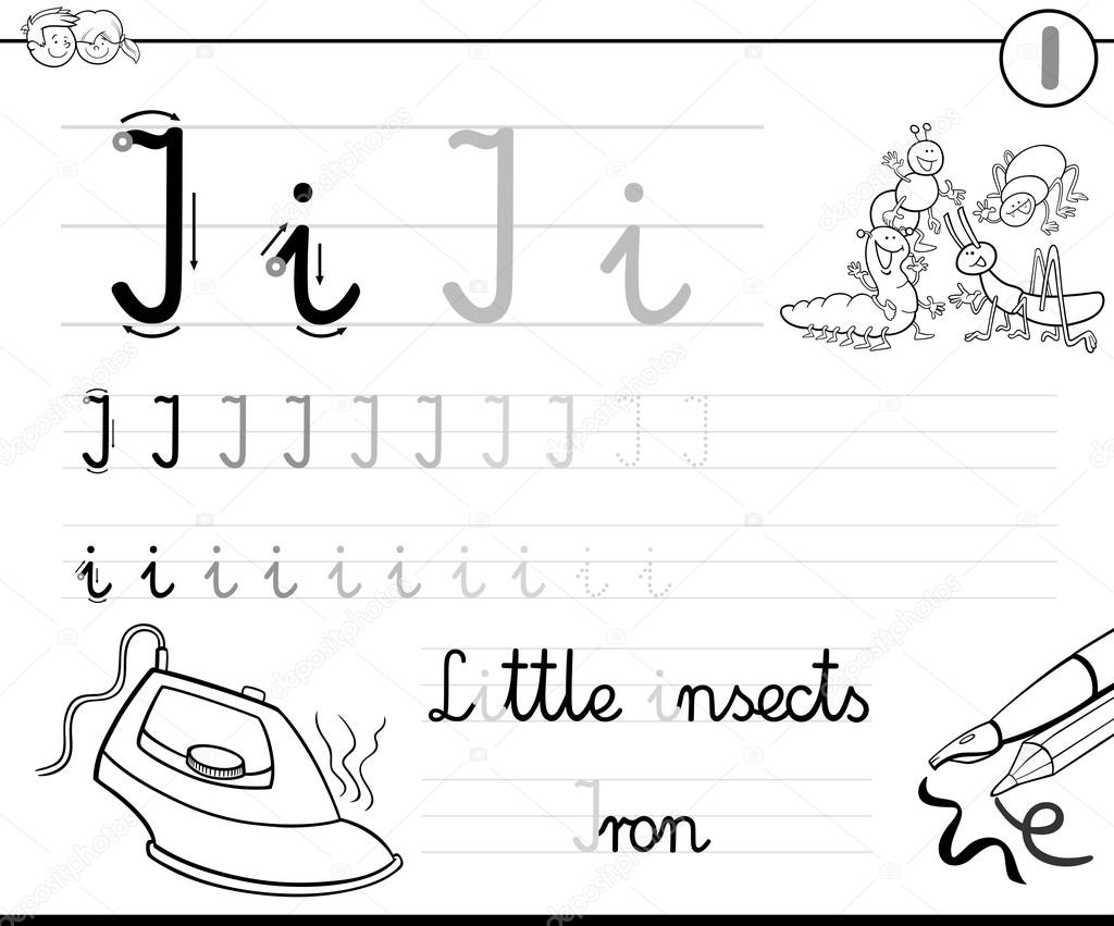 イラスト 手紙を書く