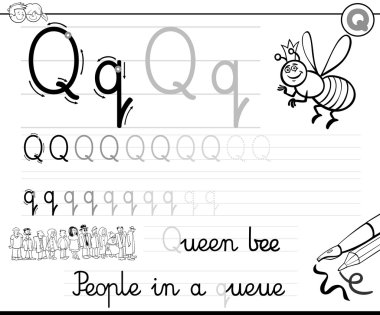 harf q yazmayı öğrenin