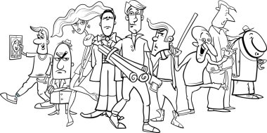 komik insanlar grubu