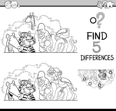 farklılıkları etkinlik boyama