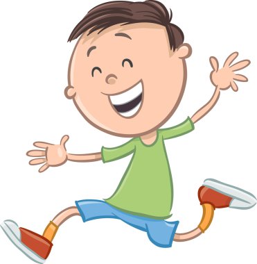 Çocuk karakter karikatür