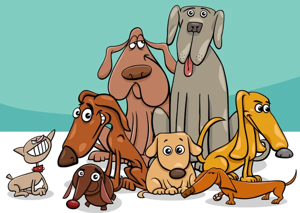 Personajes de dibujos animados perro — Archivo Imágenes Vectoriales