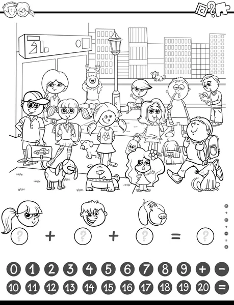 Maths Game Coloring Book