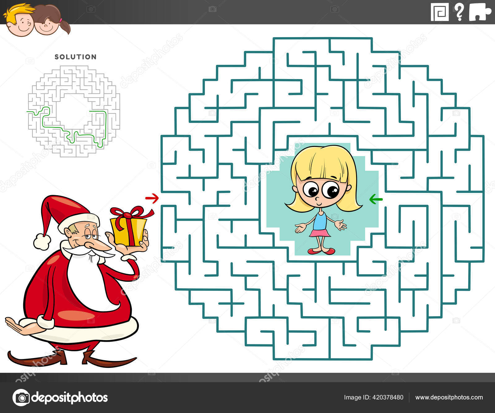 Labirinto De Natal Miúdos Labirinto Jogo De Animação: Pesquisar O