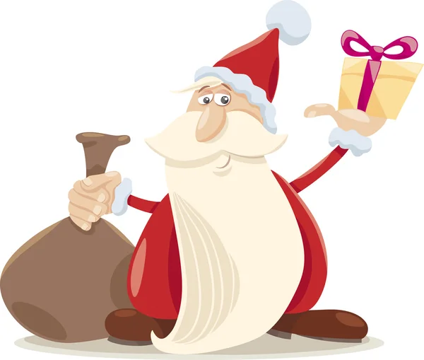 Santa claus cartoon illustration — Stock Vector