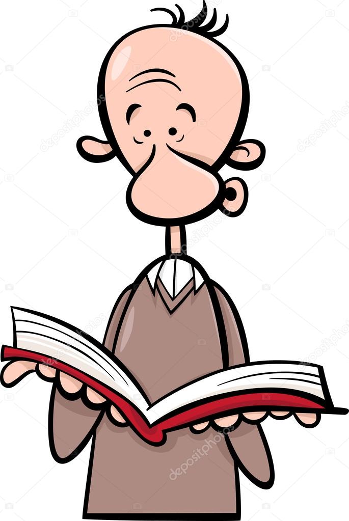 Man with book cartoon illustration Stock Vector Image by ©izakowski #61430837 Man with book cartoon illustration Stock Vector Image by ©izakowski #61430837