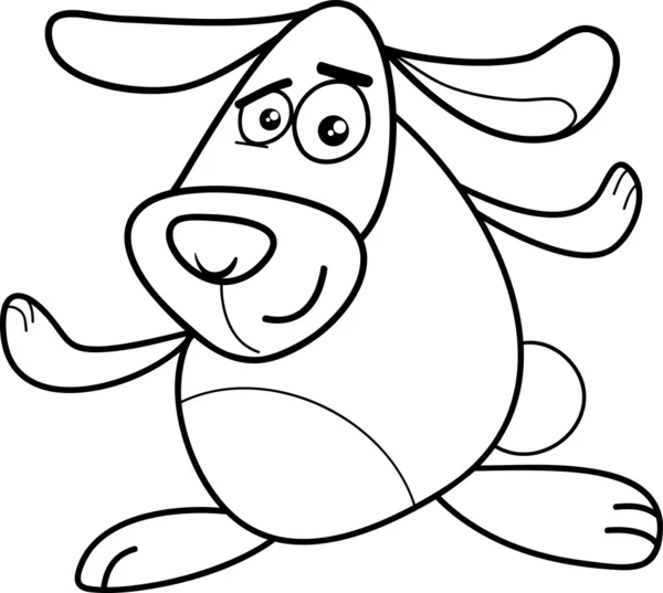 Coniglio animale fumetto da colorare pagina — Vettoriale Stock