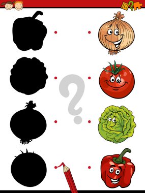 Eğitim gölgeler oyun çizgi film