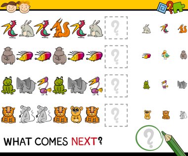 what comes next game cartoon clipart