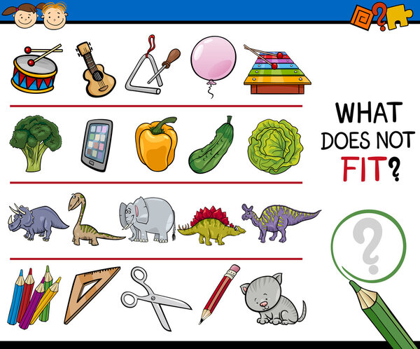 Что не подходит игровому мультфильму
