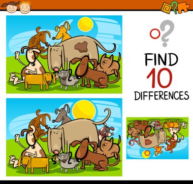 farklılıklar oyun çizgi film bulma