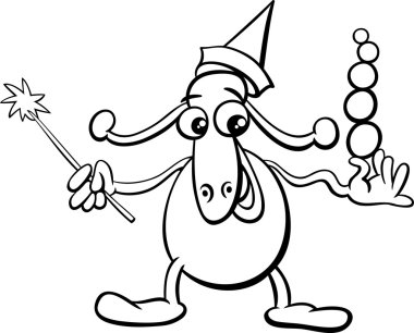 fantezi karakter boyama sayfası