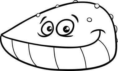 Midye yumuşakça boyama sayfası