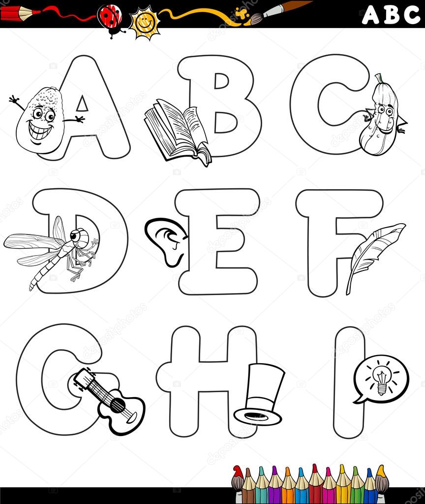 97 Cartoon Alphabet Coloring Pages Pictures 97 Cartoon Alphabet Coloring Pages Pictures